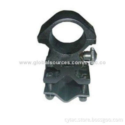 Universal adjustable flashlight scope mount